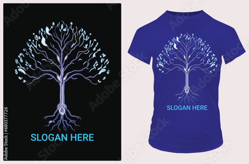 Bonsai Tree  T-shirt Design