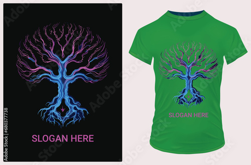 Bonsai Tree  T-shirt Design