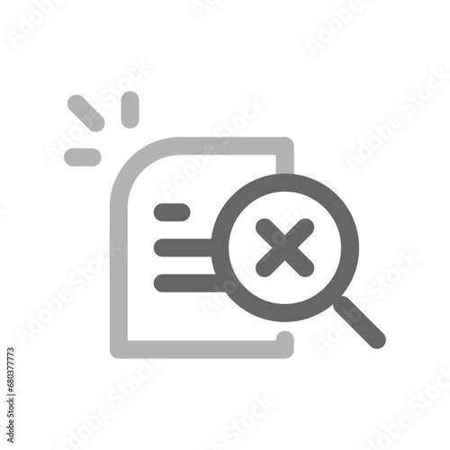 search no result. data, document, file or information not found concept illustration flat design vector. simple, modern graphic element for landing page ui, infographic, icon