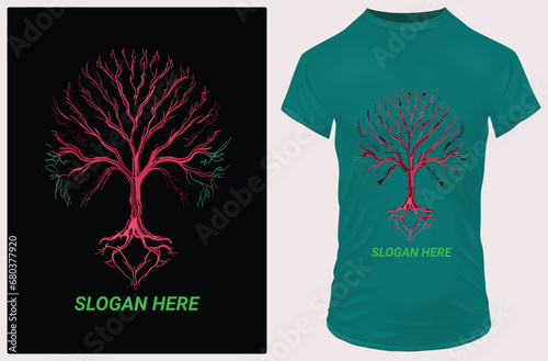 Bonsai Tree  T-shirt Design