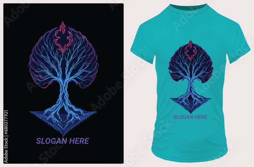Bonsai Tree  T-shirt Design
