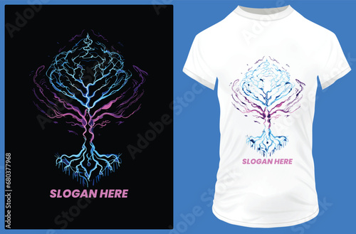 Bonsai Tree  T-shirt Design