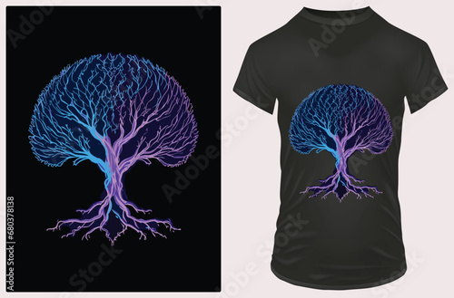 Bonsai Tree  T-shirt Design