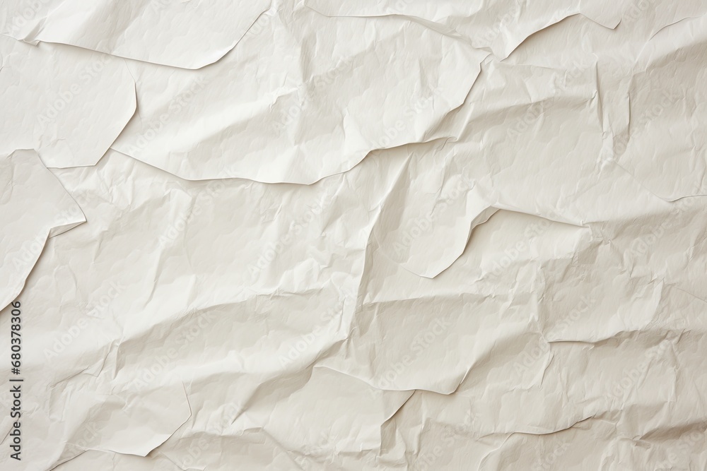 White crumpled paper texture background White crumpled paper texture background