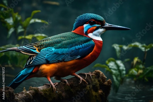 kingfisher with fish