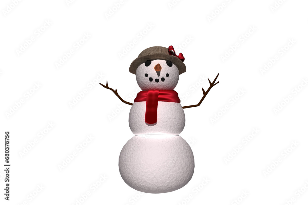 Digital png illustration of snowman with hat on transparent background Digital png illustration of snowman with hat on transparent background