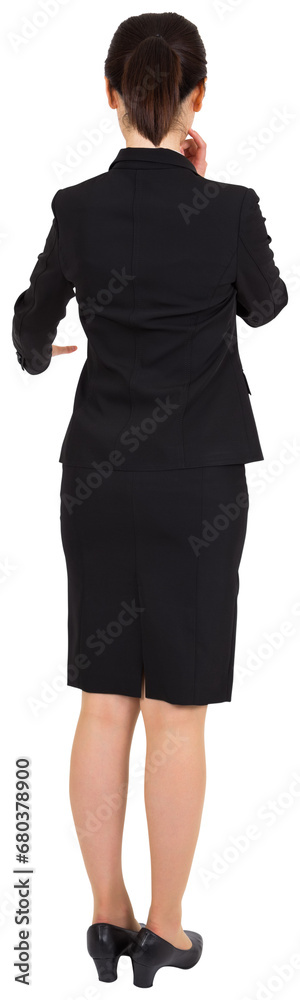 © vectorfusionart - Digital png photo of asian businesswoman thinking on transparent background © vectorfusionart - Digital png photo of asian businesswoman thinking on transparent background