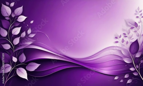 Abstract Purple background with smooth lines