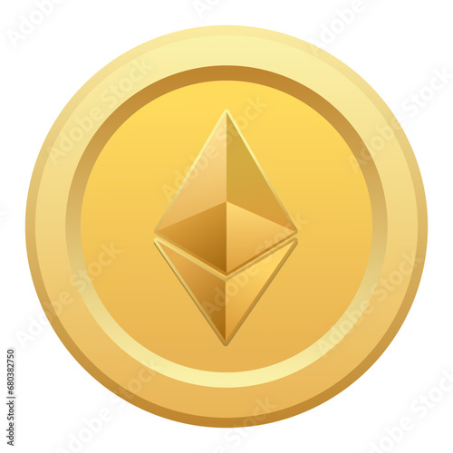 ethereum Coin Vector Icon