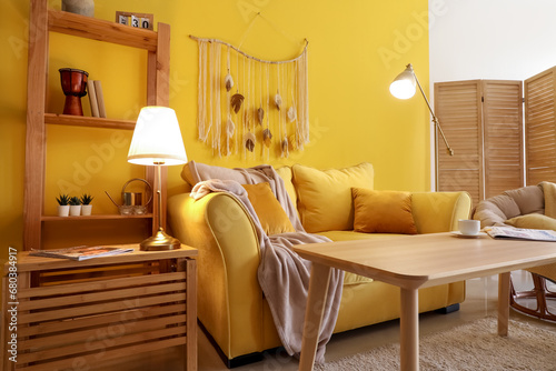 Interior of stylish living ...