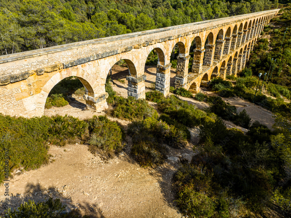 The Ferreres Aqueduct, also known as the Pont del Diable, is an ancient Roman bridge in Tarragona in Catalonia, Spain