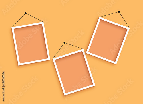 Set of photo frame illustration