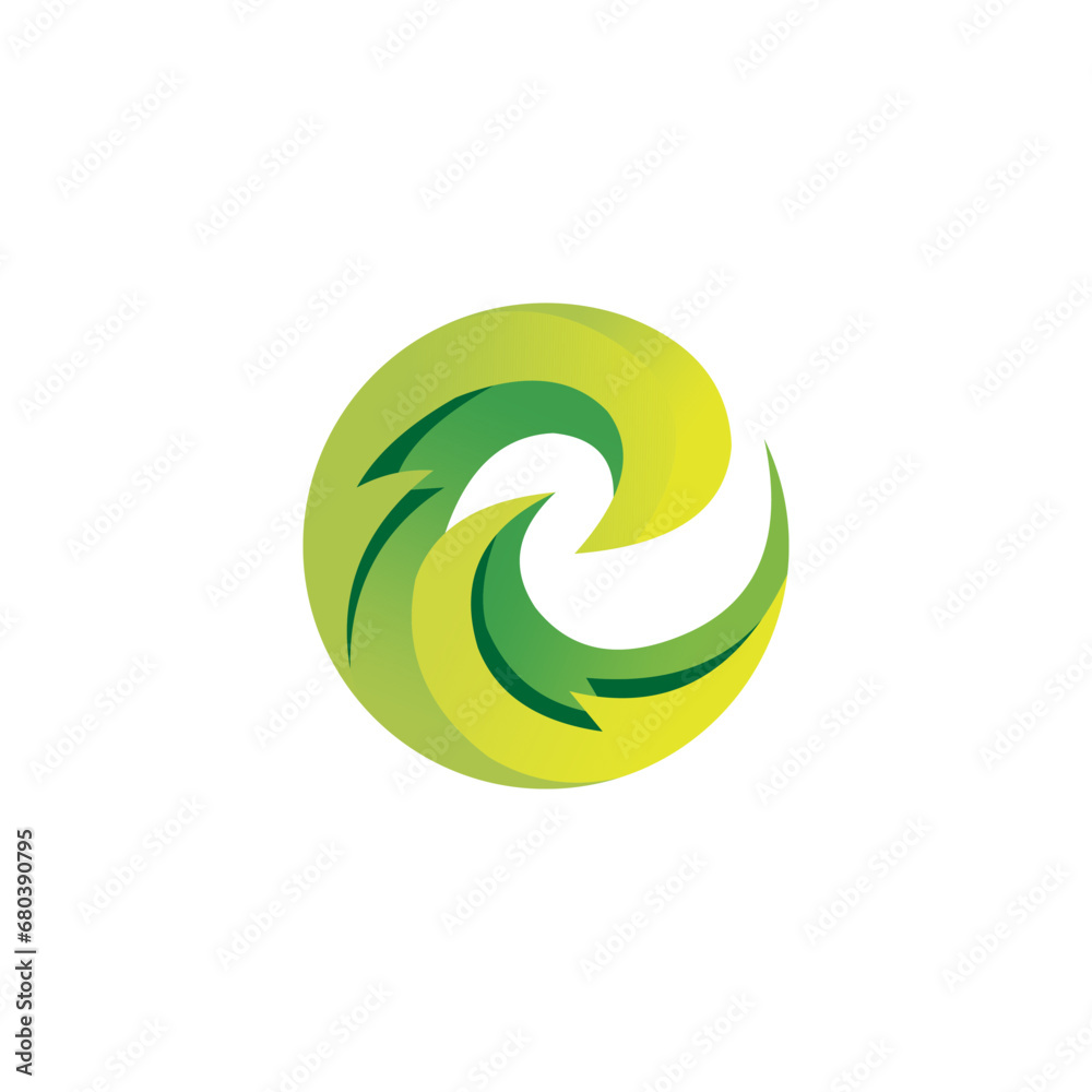 letter e with wave logo design letter e with wave logo design