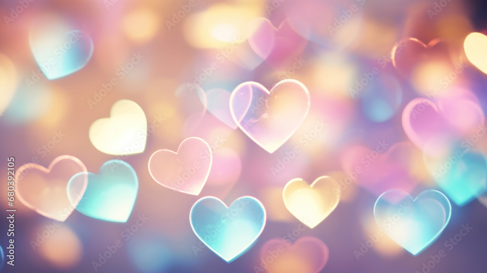 Bokeh heart background. Valentine's day concept. Bokeh heart background. Valentine's day concept.
