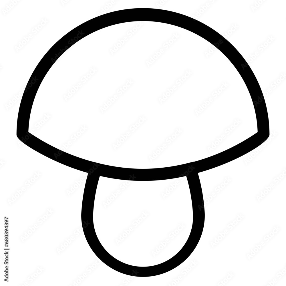 mushroom icon illustration