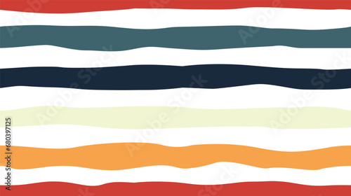 Striped multicolor seamless repeat pattern vector © Hasnat