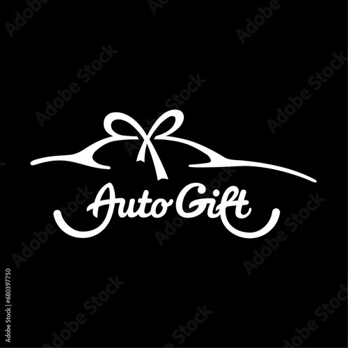 Auto Gift logo. Vector and illustration.