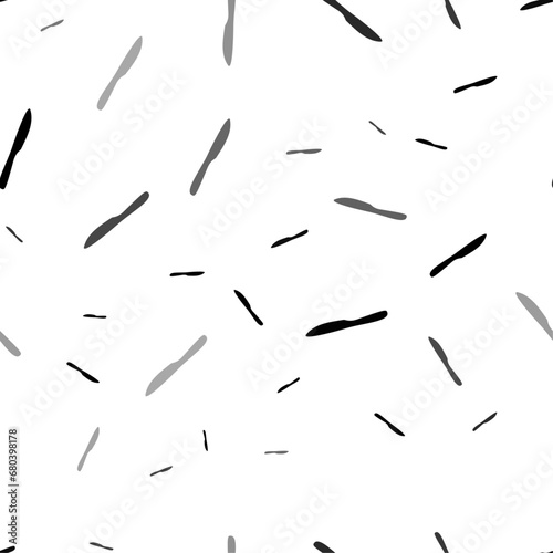 Seamless vector pattern with kitchen knife symbols, creating a creative monochrome background with rotated elements. Vector illustration on white background