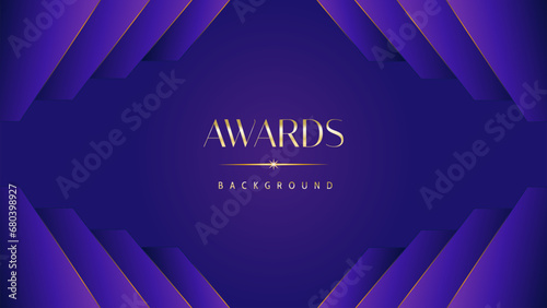 Pink blue purple golden royal awards graphics background. Lines growing elegant shine spark. Luxury premium corporate abstract design template. Banner certificate dynamic shape.