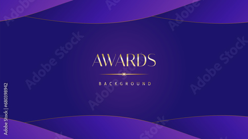 Pink blue purple golden royal awards graphics background. Lines growing elegant shine spark. Luxury premium corporate abstract design template. Banner certificate dynamic shape.
