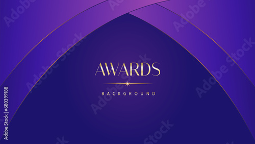 Pink blue purple golden royal awards graphics background. Lines growing elegant shine spark. Luxury premium corporate abstract design template. Banner certificate dynamic shape.