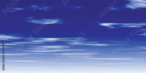 Blue sky with clours. Vector illustration © Miubewa 
