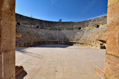 Foto Roman Amphitheater at Jerash in Jordan