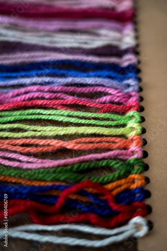Close-up of Colorful Hand-Dyed Yarn © michal812