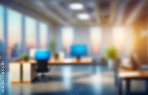 Blurry Office Interior Background, 
Abstract Office Space Blur, 
Defocused Workplace Environment, 
Corporate Office Bokeh Effect