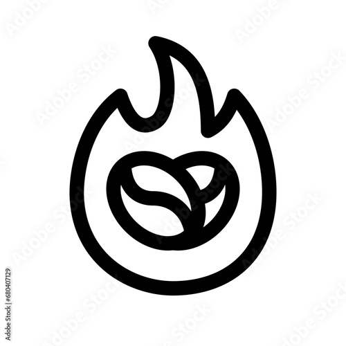 Roasting Coffee Icon