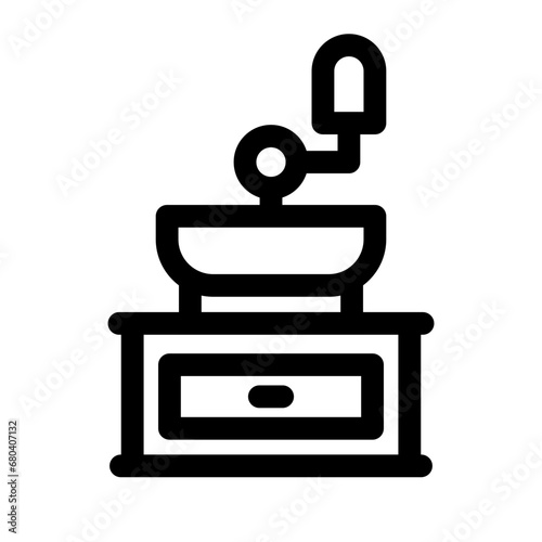 Manual Coffee Grinder Icon