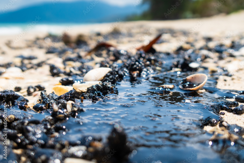 Fototapeta premium Thailand oil spill