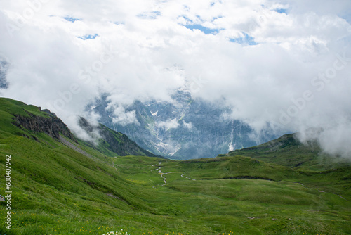 스위스 피르스트의 풍경