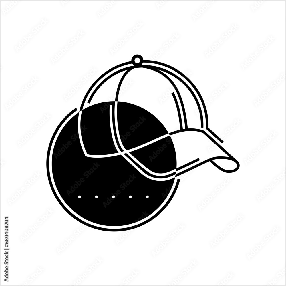 Fototapeta premium Baseball Cap Icon Y_2108001