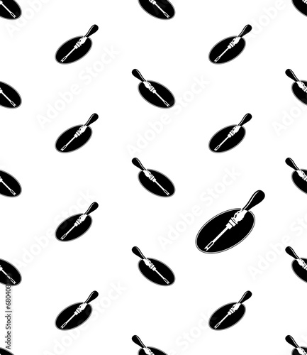 Edge Beveler Tool Icon Seamless Pattern Y_2108001