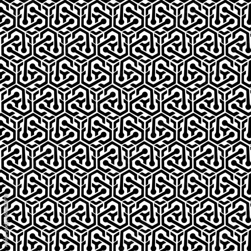 Digital Matrix Elegance Seamless Tech Pattern