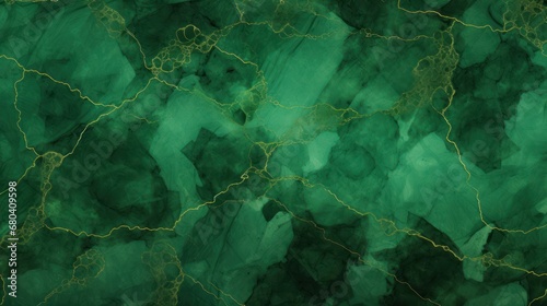 Banner abstract background of green emerald marble surface. 