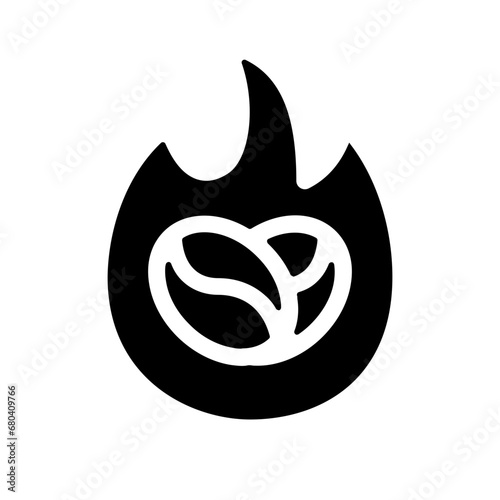 Roasting Coffee Icon