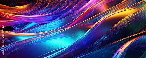 Abstract technology fabric waves background