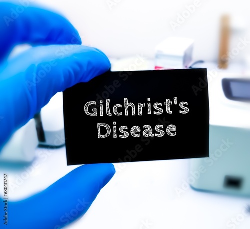 Gilchrist's disease or Blastomycosis is an infection caused by a fungus called Blastomyces. photo