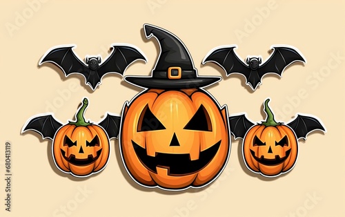 halloween stickers 4k