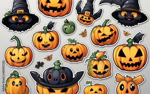 halloween stickers 4k