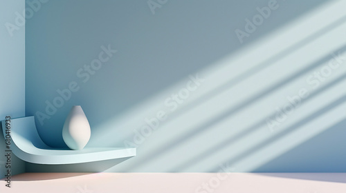 light soft minimal background mockup for product branding and design