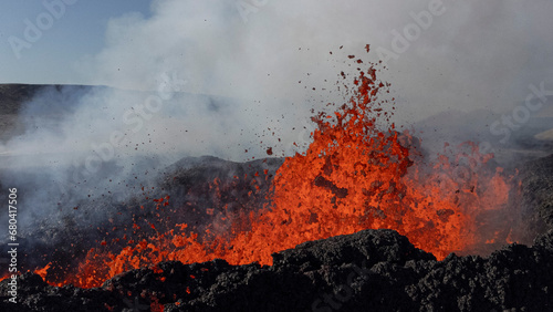 Volcano Eruption 2023 Litli-Hrútur, Iceland photo