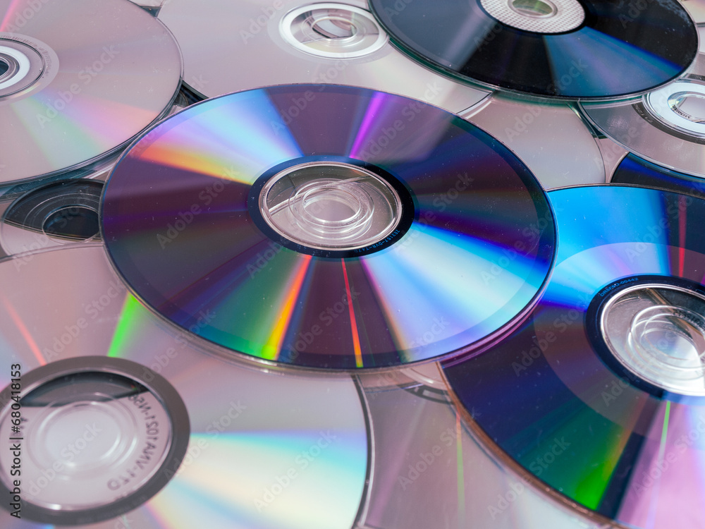CD disk, old obsolete storage medium CD disk, old obsolete storage medium