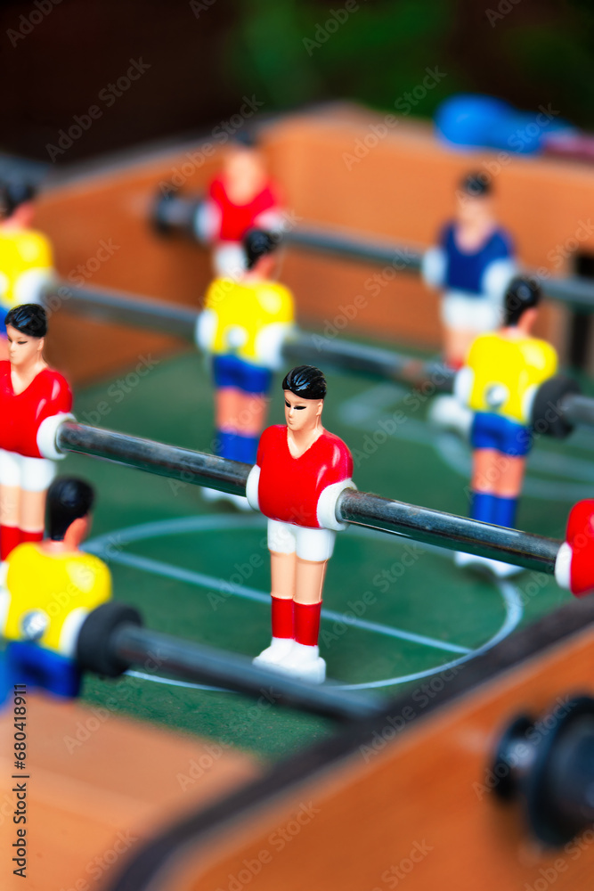 Table football, also known as foosball or table soccer, is a tabletop game that is loosely based on association football Table football, also known as foosball or table soccer, is a tabletop game that is loosely based on association football