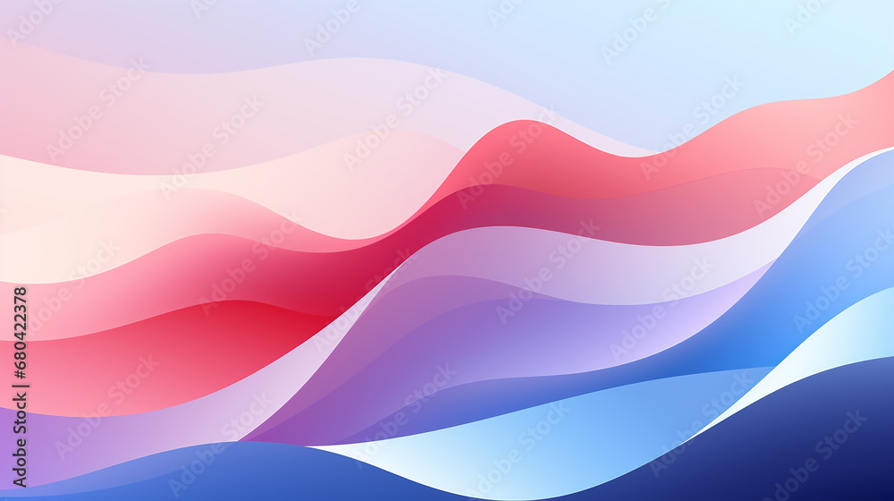 Fototapeta premium Modern_fluid_wavy_background_with_purple_and_light