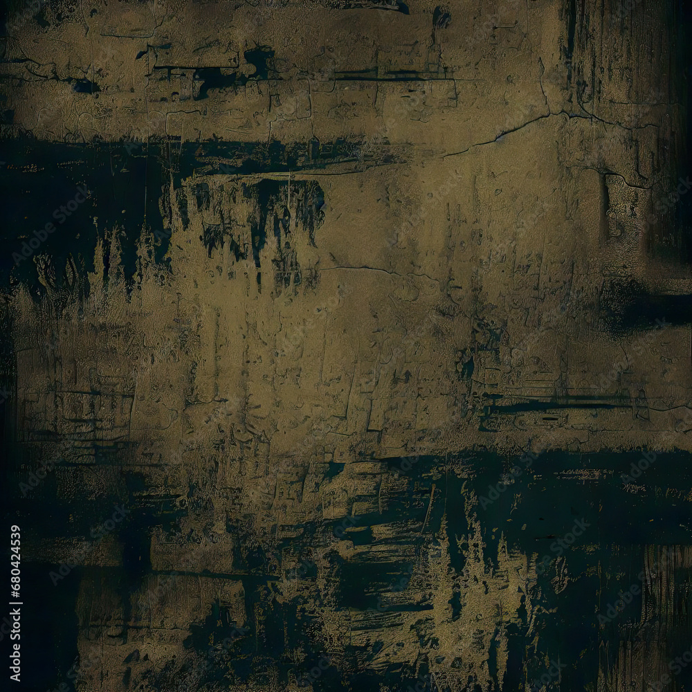 Dark blue and black grunge texture Rough surface Cracks, scratches, and peeling paint Industrial look Raw and gritty
