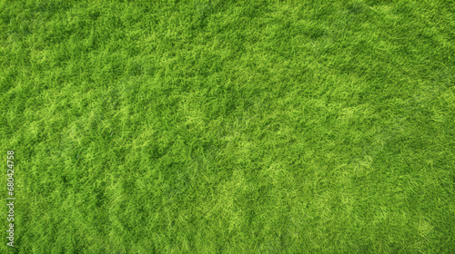 Detailed texture of a green lawn, top view, background, copy space