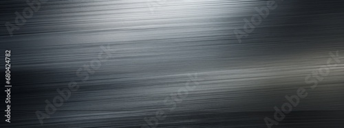 Texture of an abstract representation of brushed metal, emphasizing the play of light on its surface, top view. Background, copy space